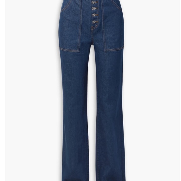 NWOT Veronica Beard High Rise Wide Leg Jean- Sz 26 - Picture 7 of 12